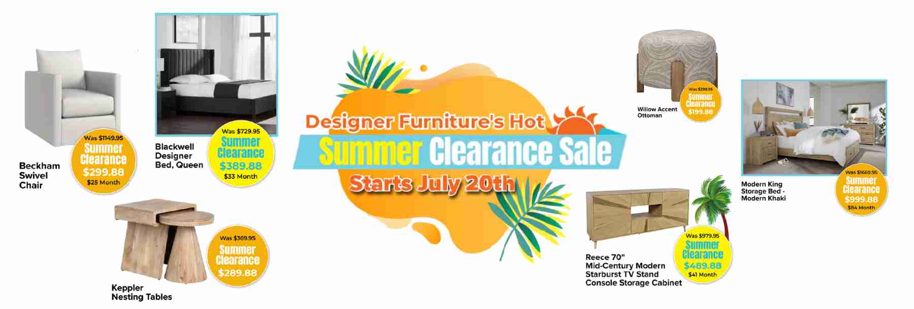 Summer Clearance Sale