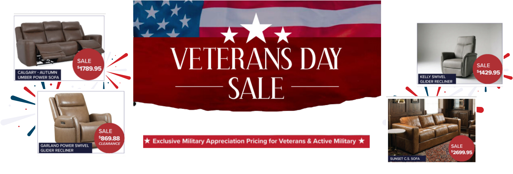 Veteran's Day Sale