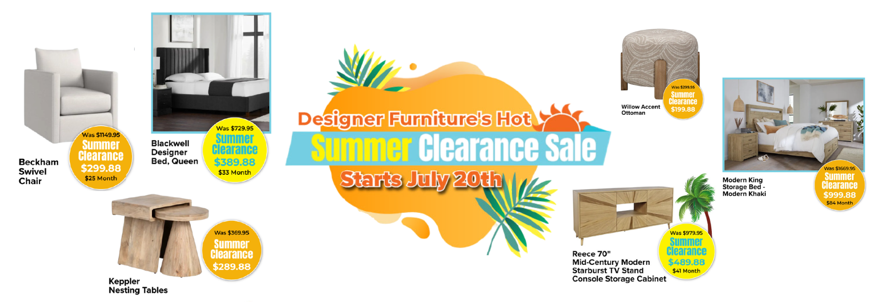 Summer Clearance Sale