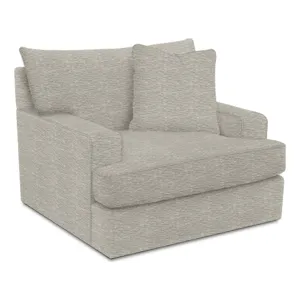 Swivel Chair, Living Large White