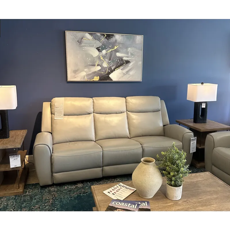 Power Reclining Sofa w/Power Headrest