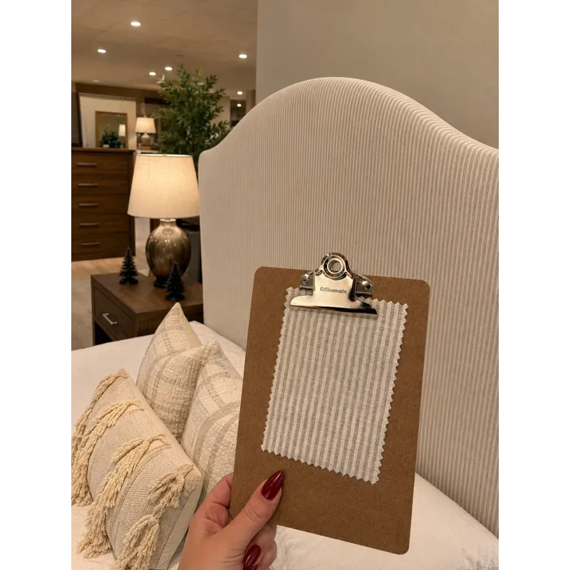 Complete Queen Bed, Crosby Linen