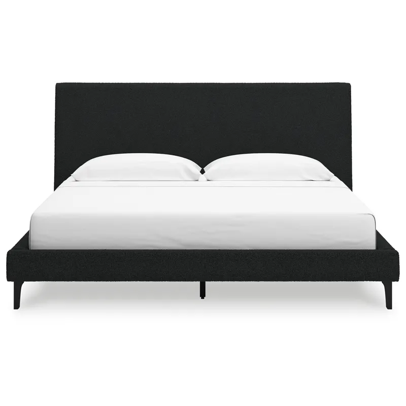 Cadmori King Upholstered Bed with Roll Slats