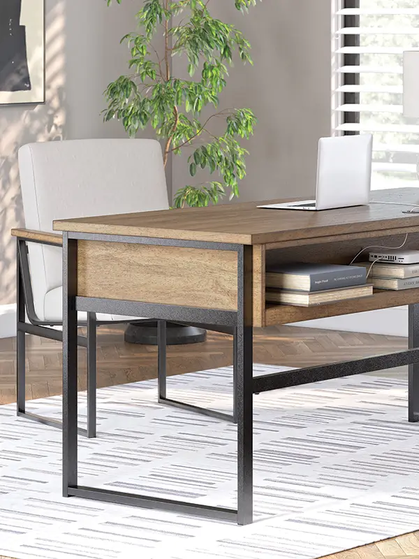 Office desk and chair