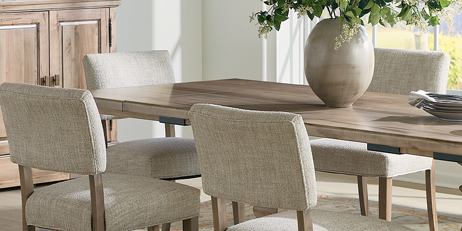 Dining table and chairs