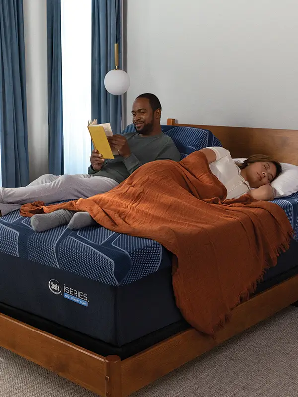 Couple on a mattress