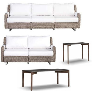 Sofa and Loveseat w/ FREE Tables