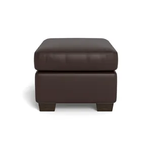 LEATHER TRACK OTTOMAN