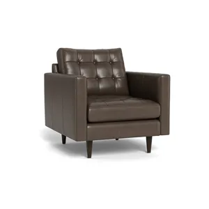 LEATHER WALLACE ARM CHAIR (7)