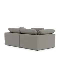 FLUFFY 3PC MODULAR SECTIONAL (8)