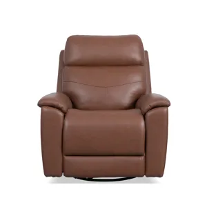 Refined Perfect Match Power Swivel Gliding Recliner with Power Headrest &amp; Lumbar