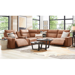 Huntington 6 PC Sectional- Saddle