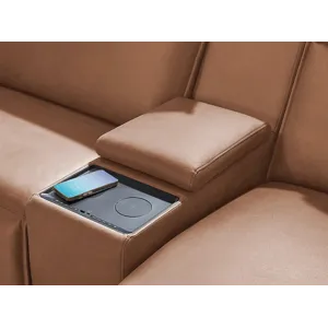 Huntington 6 PC Sectional- Saddle