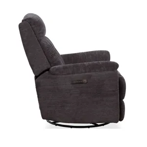 Sophisticated Perfect Match Power Swivel Gliding Recliner with Power Headrest &amp; Lumbar