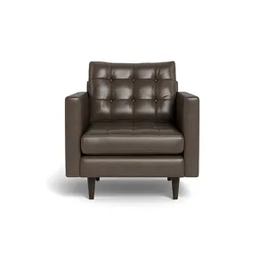 LEATHER WALLACE ARM CHAIR (8)