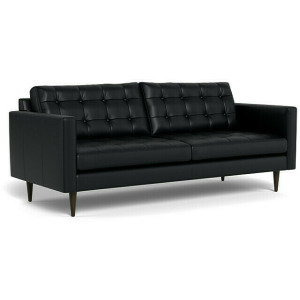 Wallace Sofa Black Leath