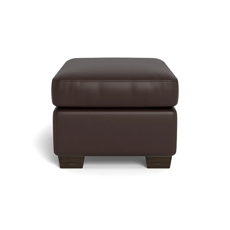 LEATHER TRACK OTTOMAN