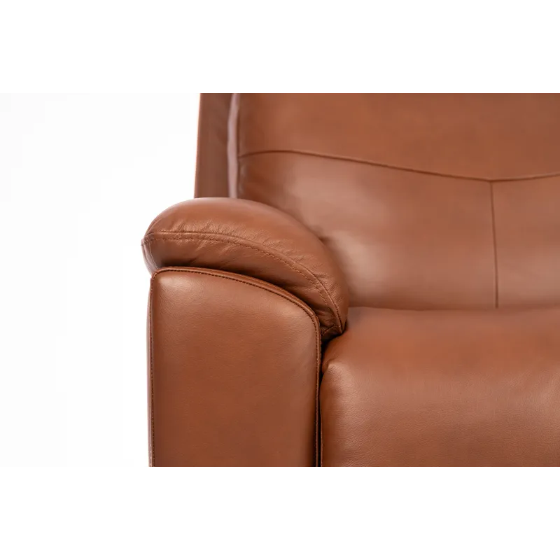 Refined Perfect Match Power Swivel Gliding Recliner with Power Headrest &amp; Lumbar