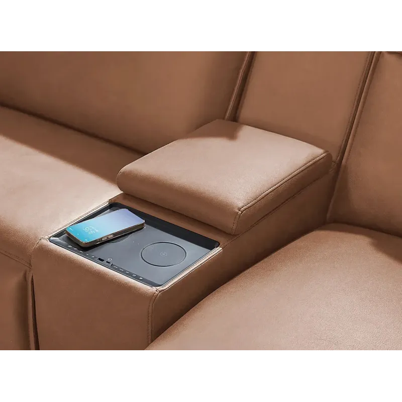 Huntington 6 PC Sectional- Saddle