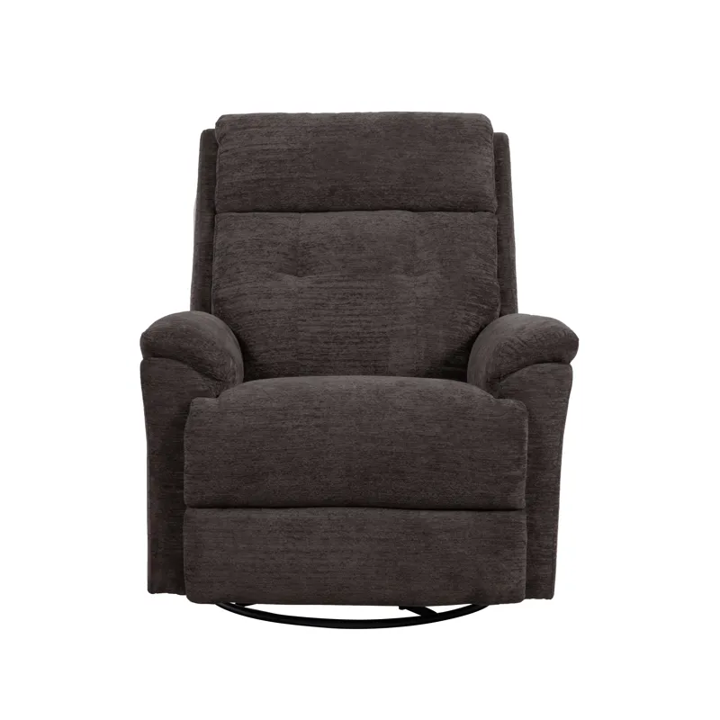 Sophisticated Perfect Match Power Swivel Gliding Recliner with Power Headrest &amp; Lumbar