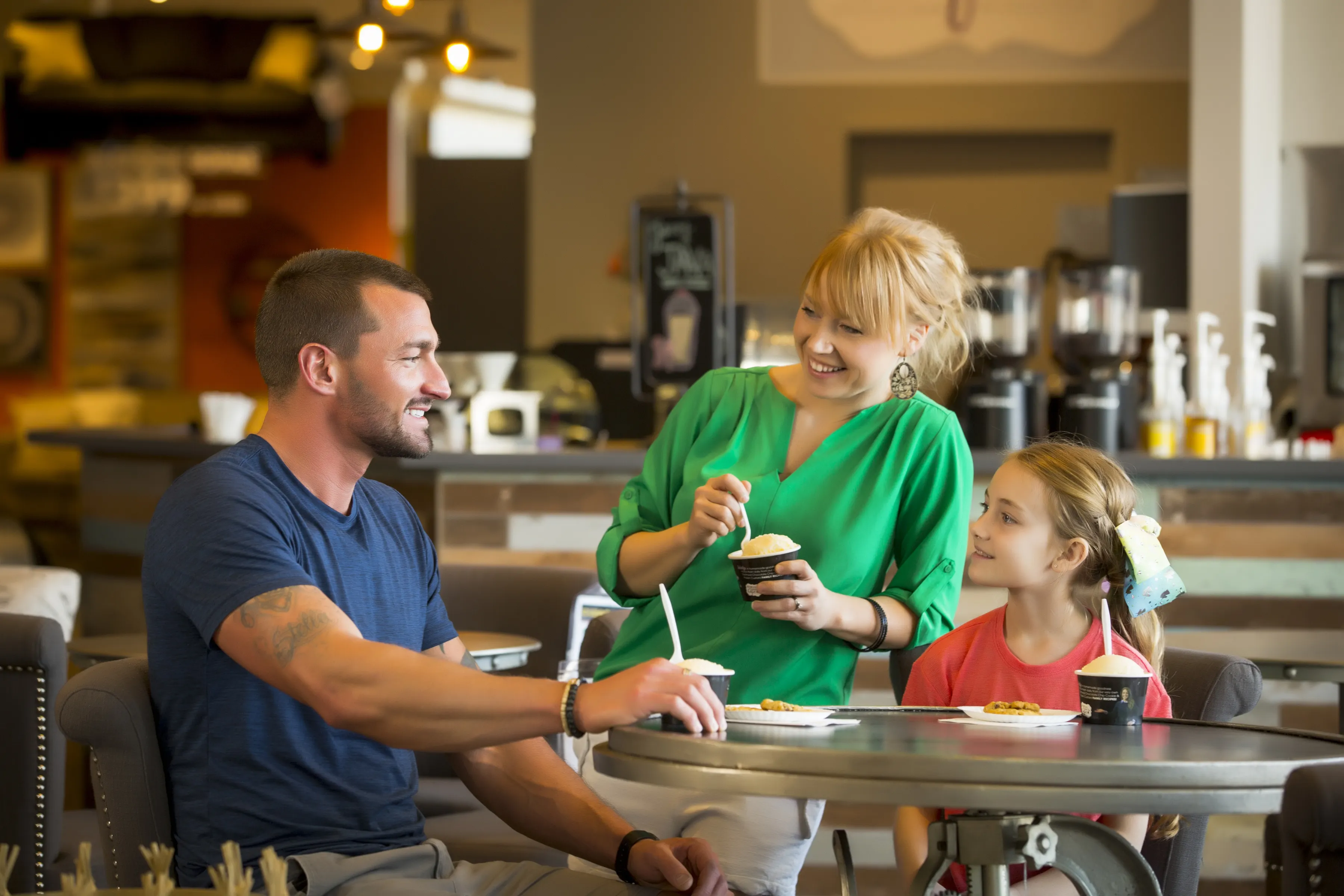Furniture Mall Guests at Howdy Cafe