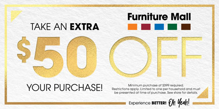 Take an Extra $50 off your purchase