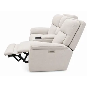 Cannes Zero Gravity Triple Power Console Loveseat w/Multimedia