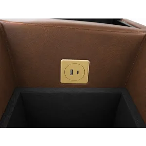 Dakota Triple Power Reclining Console Loveseat