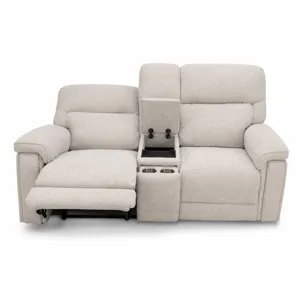 Cannes Zero Gravity Triple Power Console Loveseat w/Multimedia
