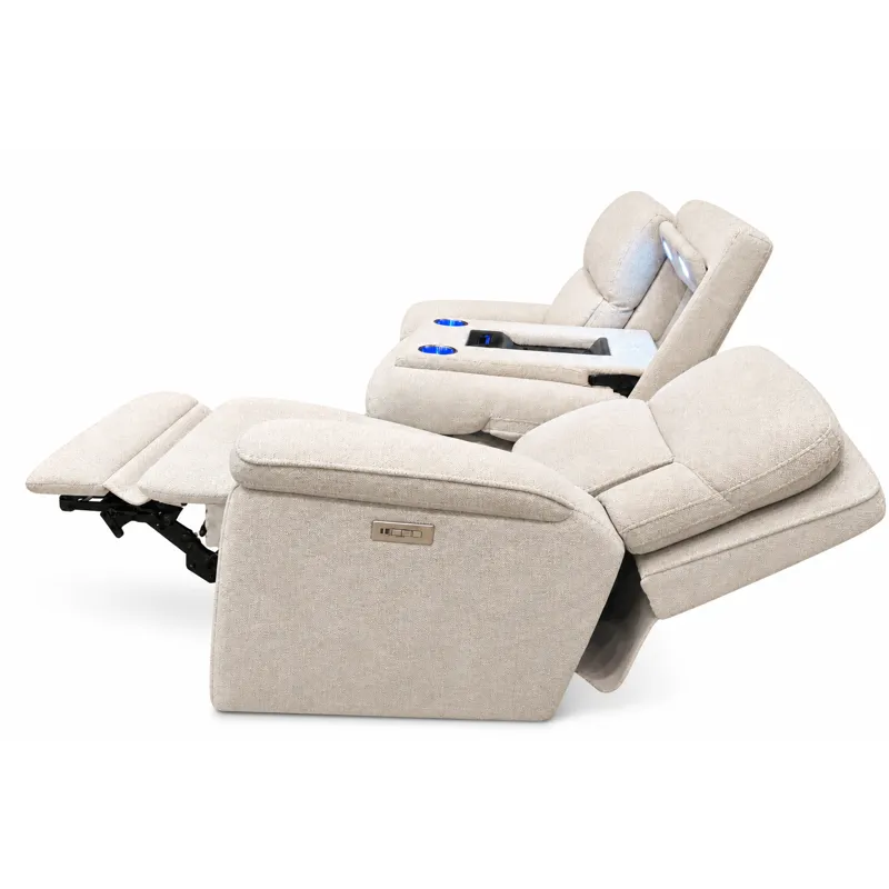 Cannes Zero Gravity Triple Power Sofa w/Multimedia, Heat &amp; Massage