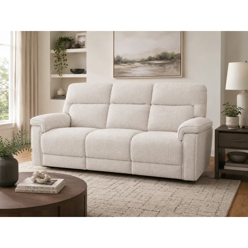 Cannes Zero Gravity Triple Power Sofa w/Multimedia, Heat &amp; Massage