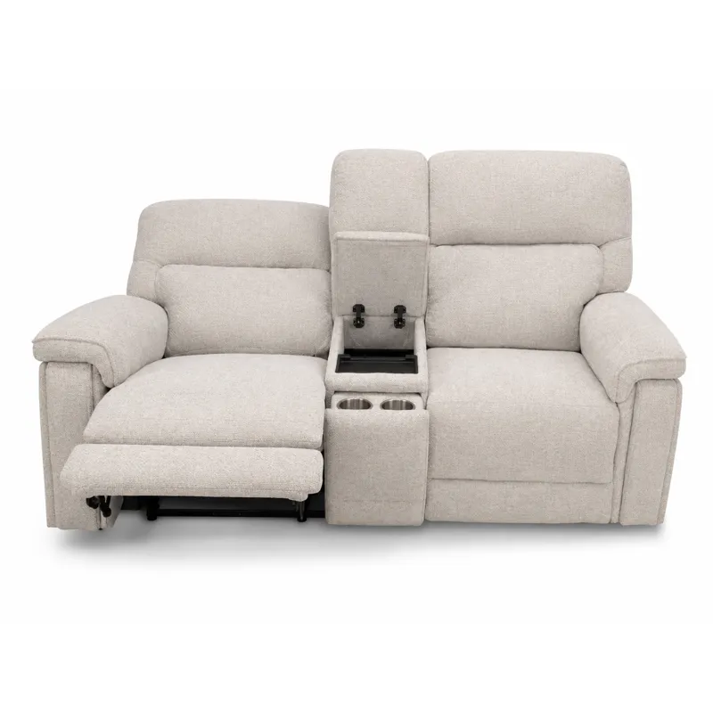Cannes Zero Gravity Triple Power Console Loveseat w/Multimedia