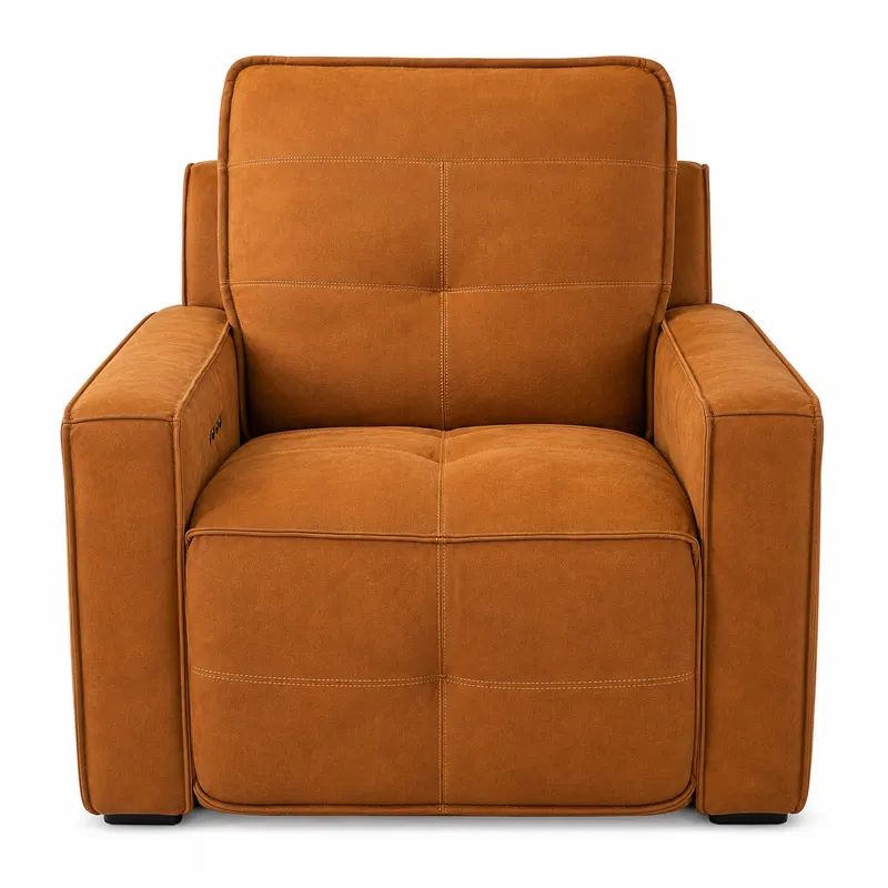 Bronco Power Leather Recliner