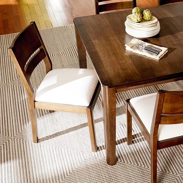 Dining table and chairs