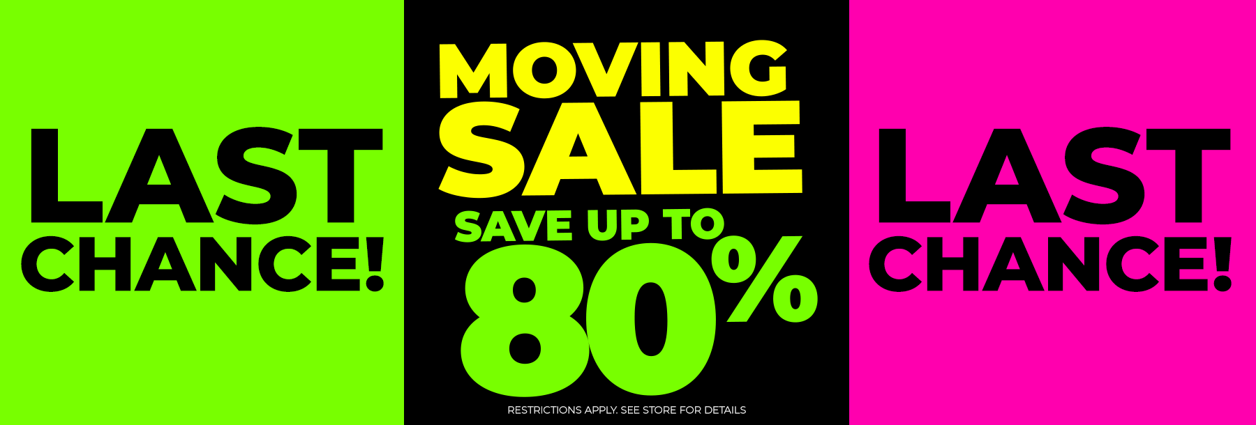 Moving Sale