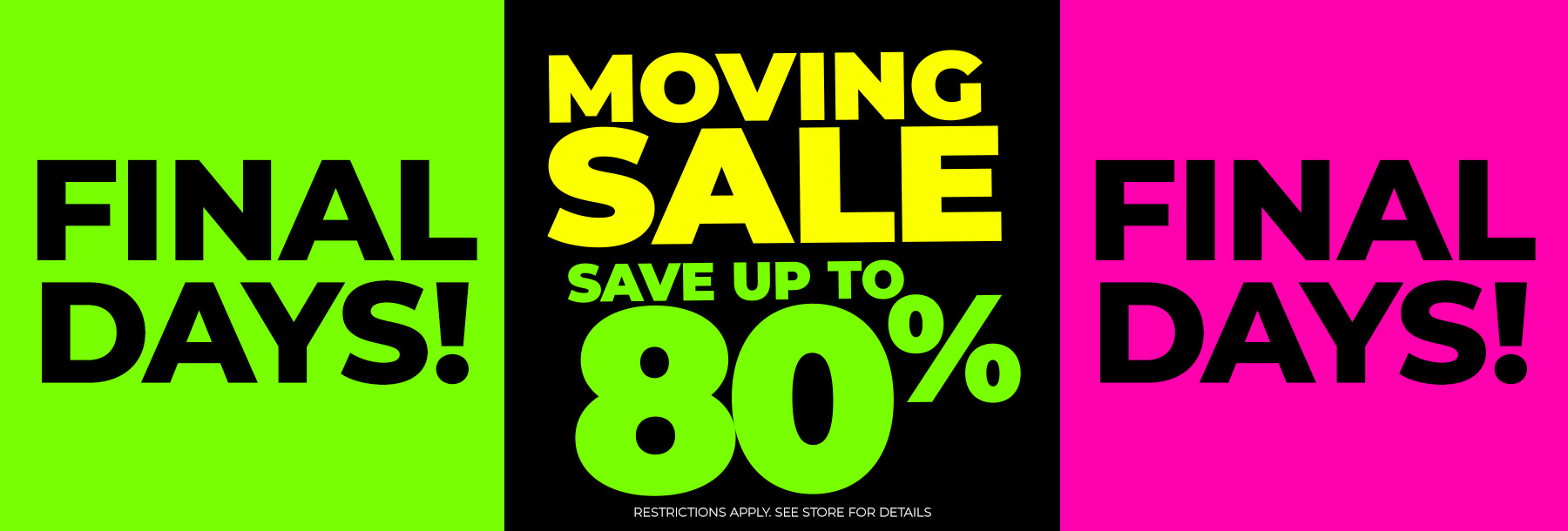 Moving Sale