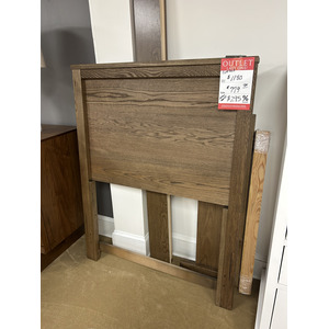 TWIN SOLID OAK BED