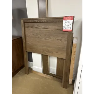 TWIN SOLID OAK BED