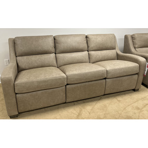 LEATHER DUAL RECLINING SOFA