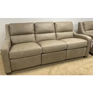 LEATHER DUAL RECLINING SOFA