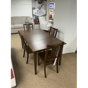 Solid Cherry 5 Piece Dining Set w/ Leaf