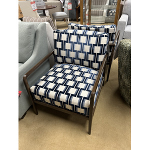 GEOMETRIC UPHOLSTERED CHAIR-2 AVAILABLE