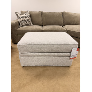 Cream Upholstered Rectangle Medium Ottoman