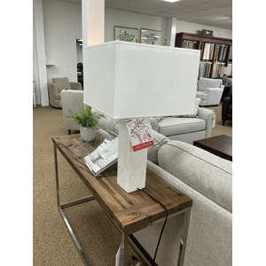 Solid Stone and Gold Lamp