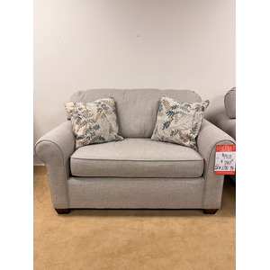 Transitional Beige Chair and a Half Twin Pull Out Sleeper