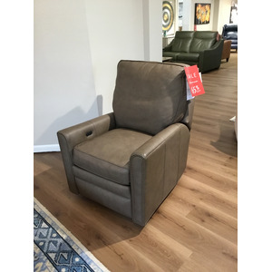 Transitional Leather Power Recliner