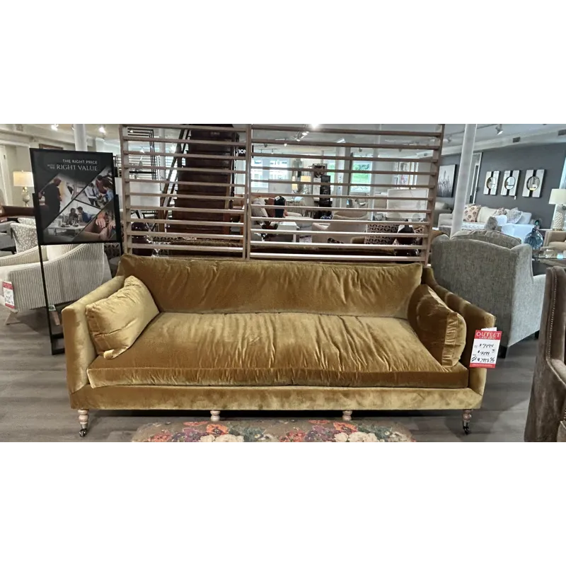 VELVET BENCH SEAT SOFA