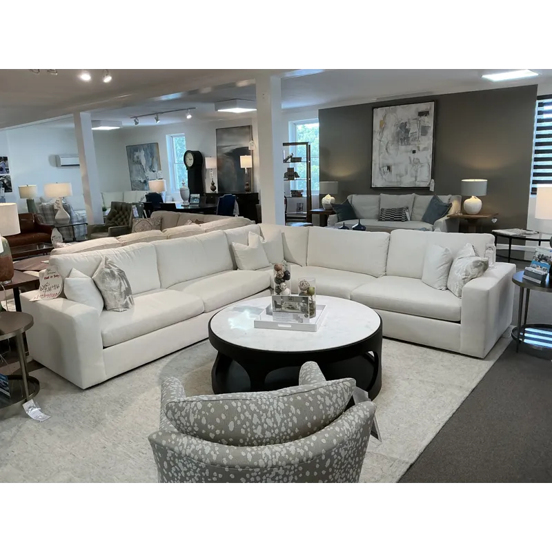 3 PC. Modern Off White Sectional