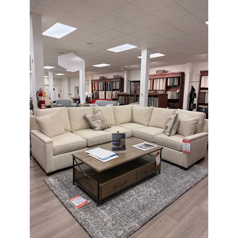 Modern Cream L-Shaped Sectional