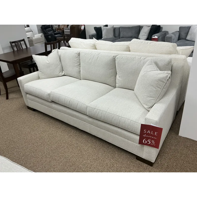 Modern Low Back Track Arm Sofa
